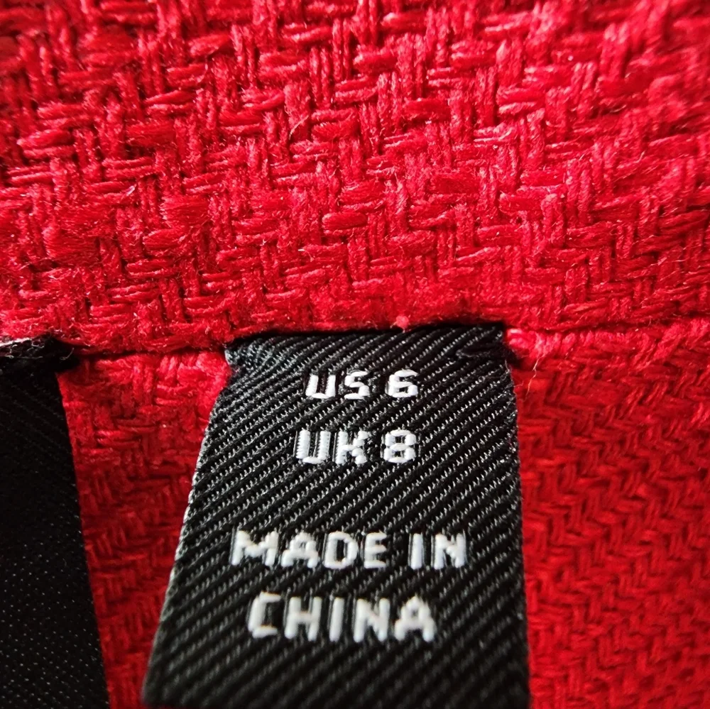 CARLISLE | Jacket | Red | Size 6 - Picture 6 of 6